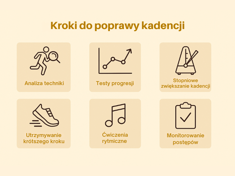 Jak poprawić kadencję? 6 kroków do sukcesu. Infografika 