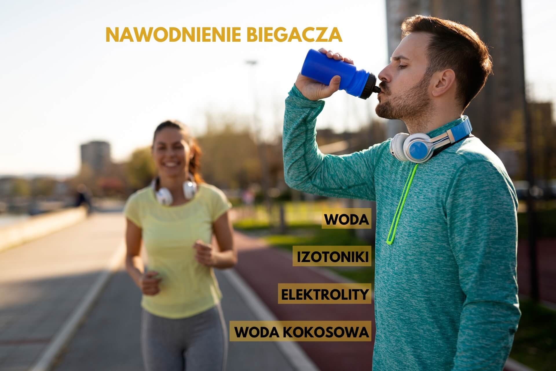 Co pić podczas biegania - infografika