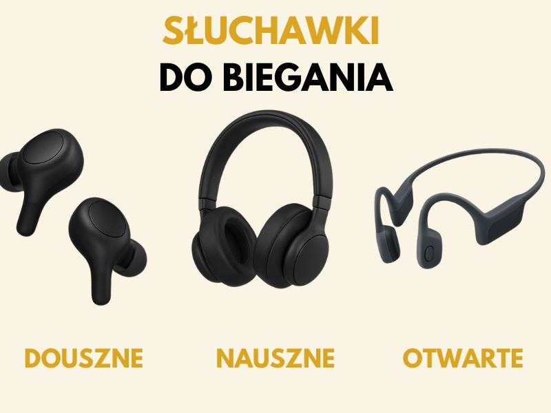 słuchawki do biegania - ranking z różnymi typami