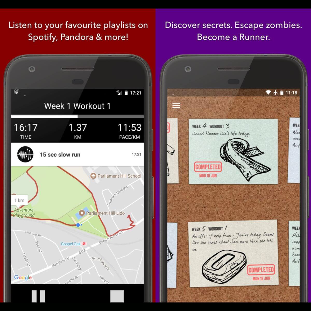 Zombies, Run! - nietypowa aplikacja treningowa z fabułą Aplikacja do biegania z fabułą – Zombies, Run!