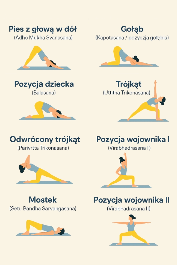 joga dla biegaczy - przykładowe ćwiczenia