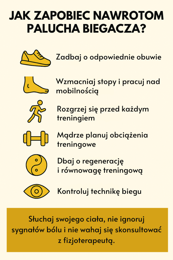 Jak zapobiec nawrotom palucha biegacza? Porady