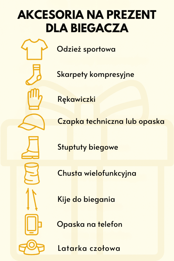 Akcesoria dla biegaczy - propozycje na prezent Prezent dla biegacza - akcesoria, które mogą się przydać