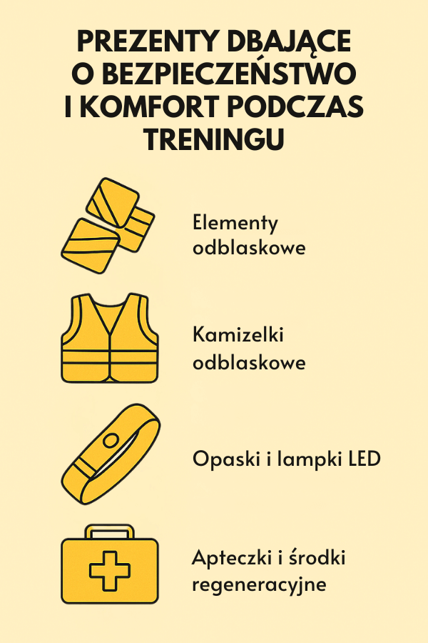 Prezent dla biegacza - akcesoria dbające o komfort i bezpieczeństwo Prezenty dbające o komfort i bezpieczeństwo biegacza w każdych warunkach