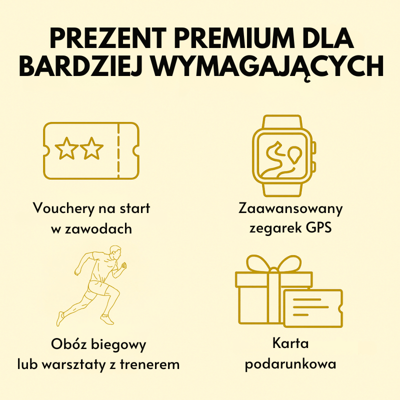 Prezent dla biegacza - propozycje premium dla wymagających Droższe propozycje na prezent premium dla biegacza