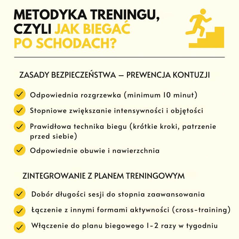 Bieganie po schodach - najważniejsze zasady