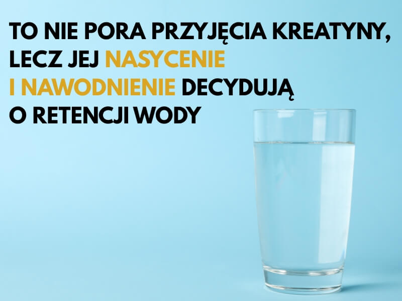 retencja wody a kreatyna