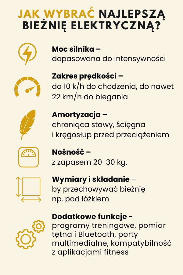 Bieżnia elektryczna - ranking. Najważniejsze parametry