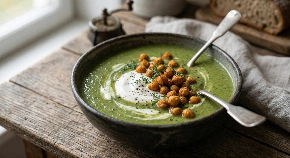 posiłki wysokobiałkowe – przepisy krem brokułowy posiłki wysokobiałkowe – przepisy na zupę krem z brokuła