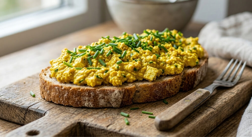 kromka chleba z pastą z tofu kanapki z pastą z tofu