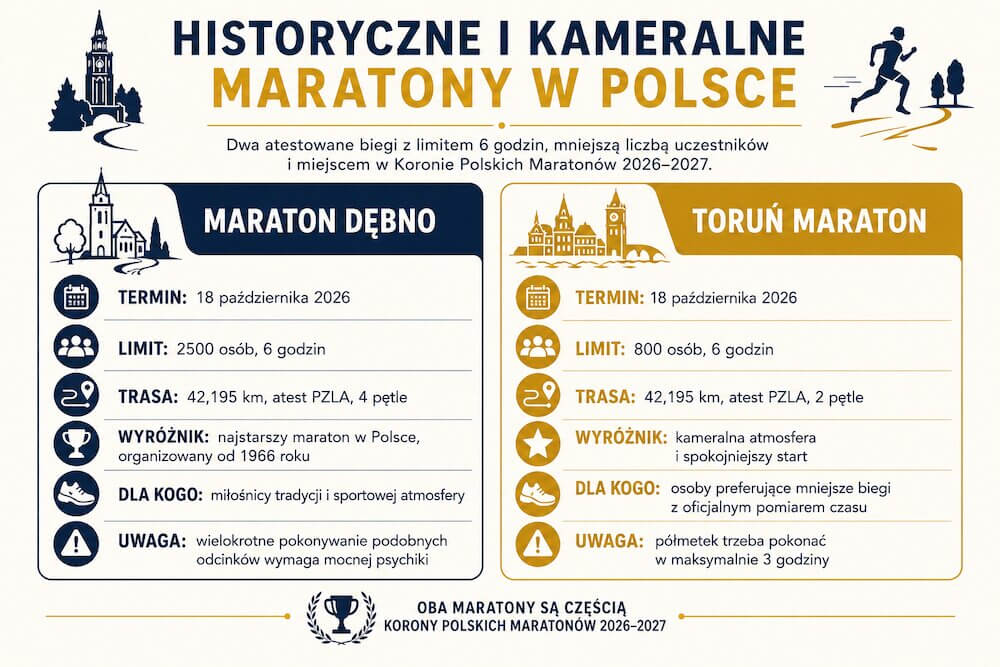 Historyczne i kameralne maratony w Polsce 
