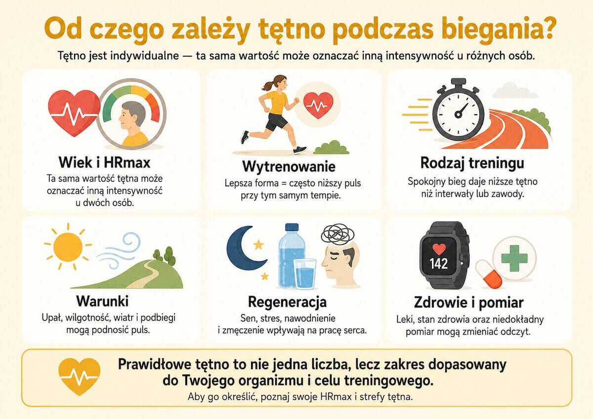 Jakie tętno podczas biegania? Od czego to zależy?